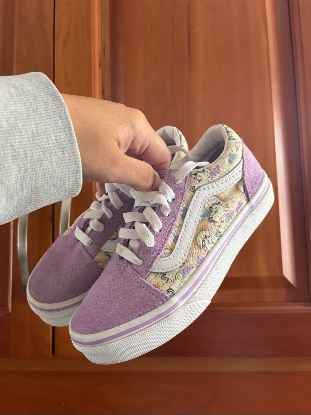 Vans | Old Skool Unicorn Sneakers | Purple/Lilac Mythical Glow | Kids Size 13
